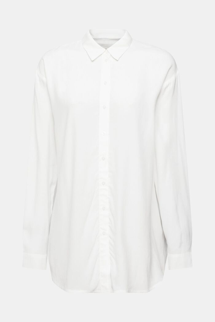 Košilová halenka, LENZING™ ECOVERO™, OFF WHITE, detail image number 6