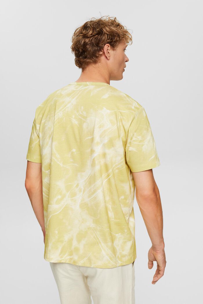 Tričko s mramorovým vzorem, LIME YELLOW, detail image number 3