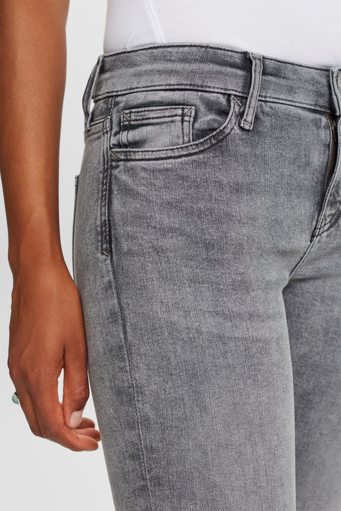 Skinny džíny se středně vysokým pasem, GREY MEDIUM WASHED, detail image number 2