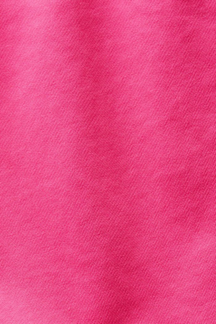 Teplákové šortky s logem, PINK FUCHSIA, detail image number 6