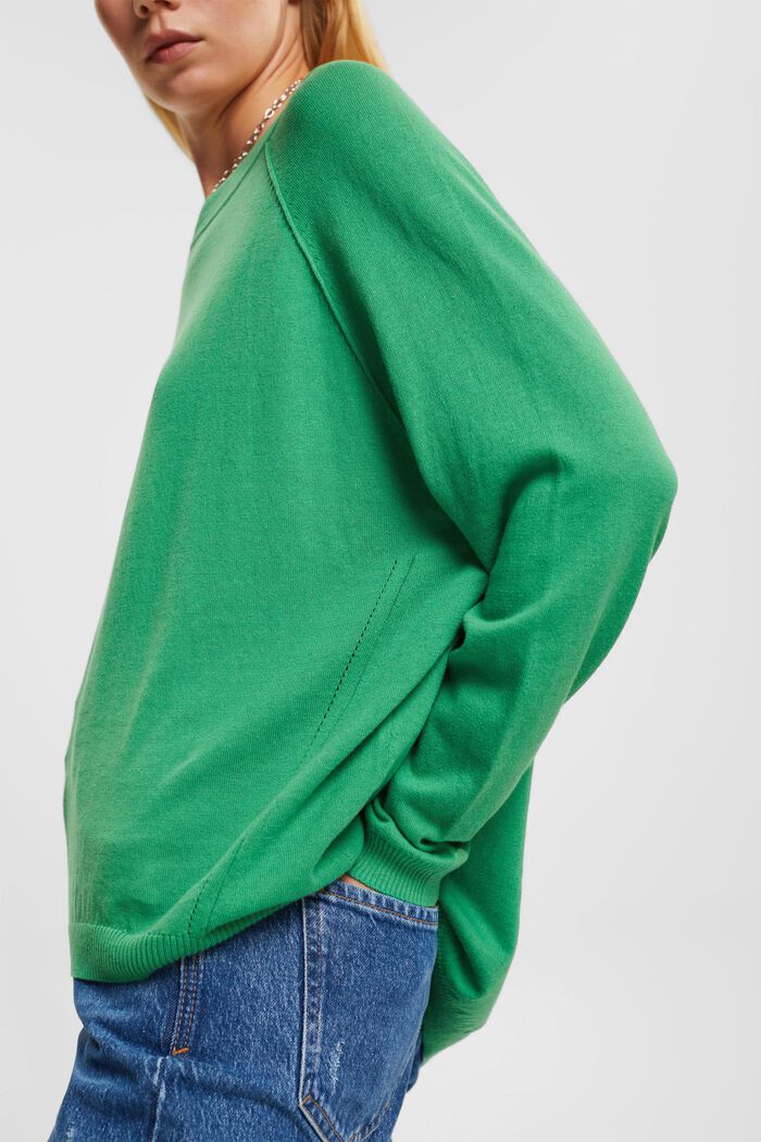Pletený svetr, GREEN, detail image number 2