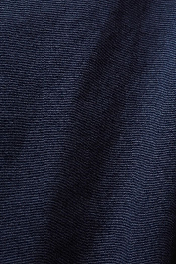 Strečové kalhoty chino z bavlny, NAVY, detail image number 6