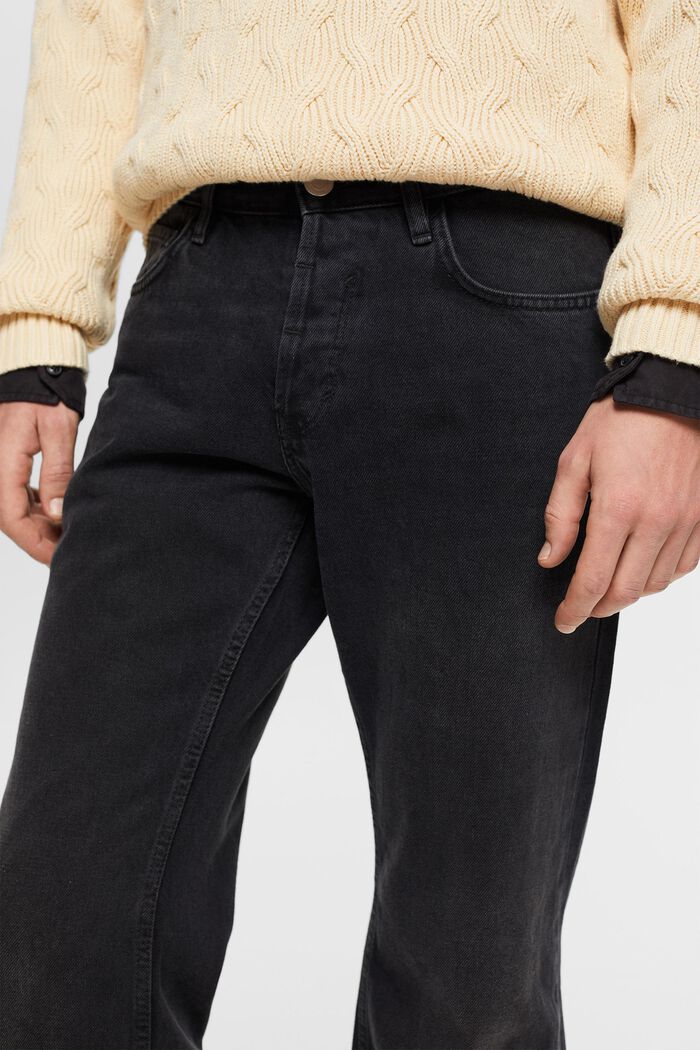 Westernové džíny s bootcutem, BLACK DARK WASHED, detail image number 2