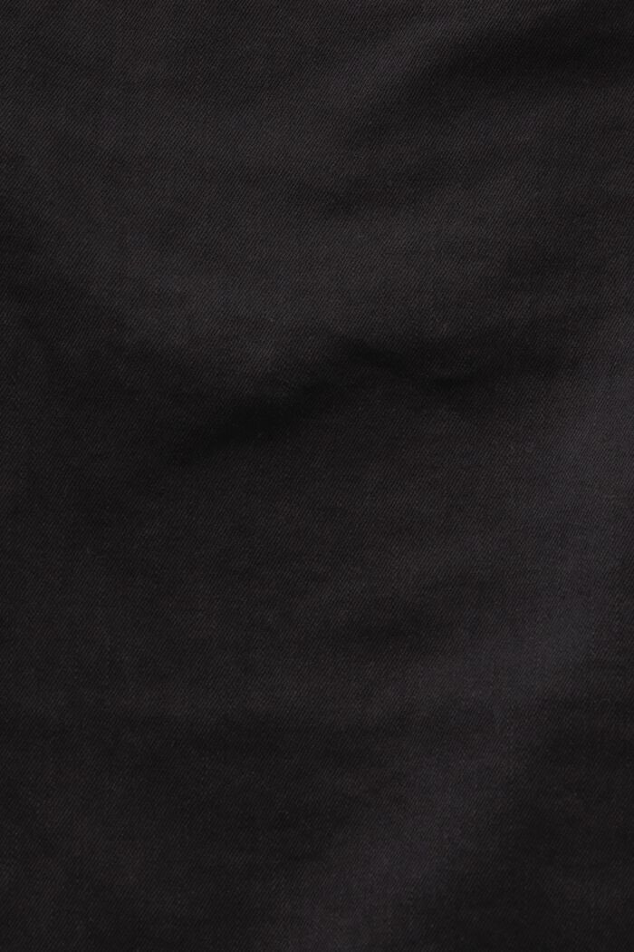 Capri kalhoty z bio bavlny, BLACK, detail image number 5