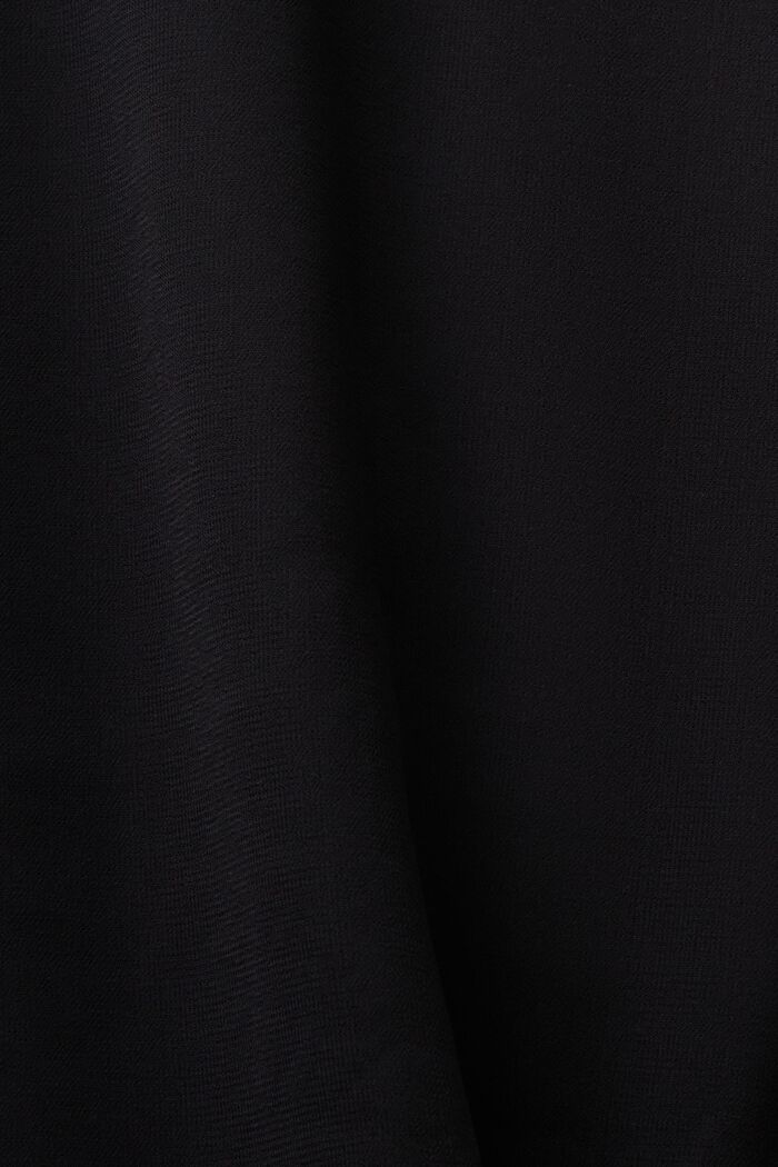 Midi sukně z krepšifonu, BLACK, detail image number 4