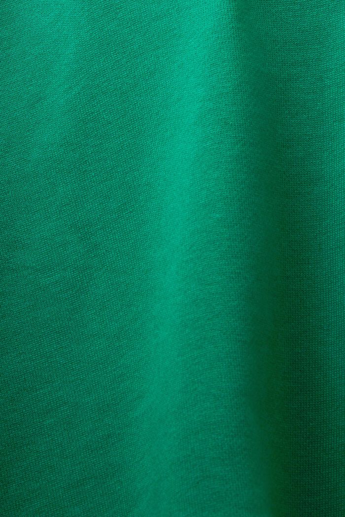 Bavlněné tričko s vyšitým logem, DARK GREEN, detail image number 5
