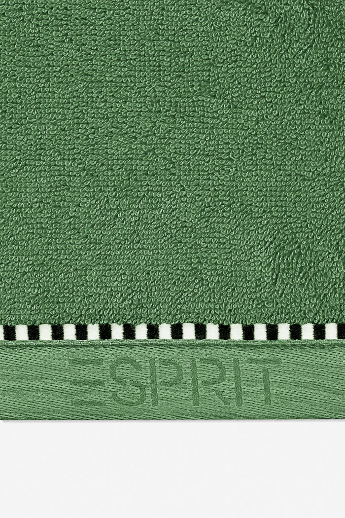 S materiálem TENCEL™: sada ručníků z froté, MOSS GREEN, detail image number 1