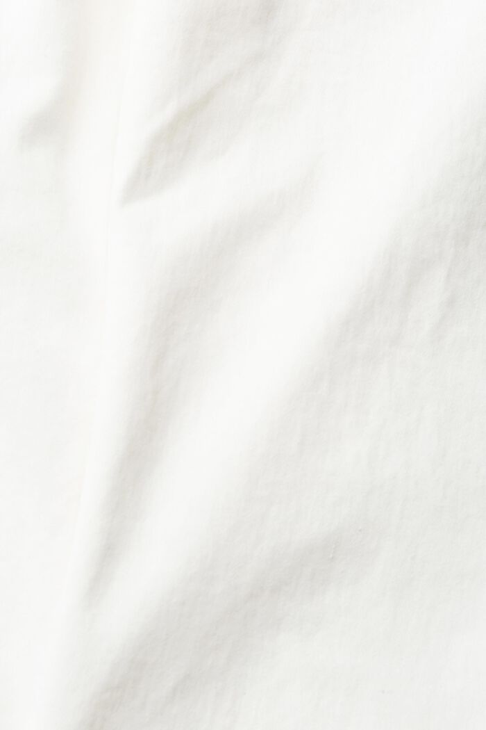 Strečové kalhoty v délce capri, WHITE, detail image number 4