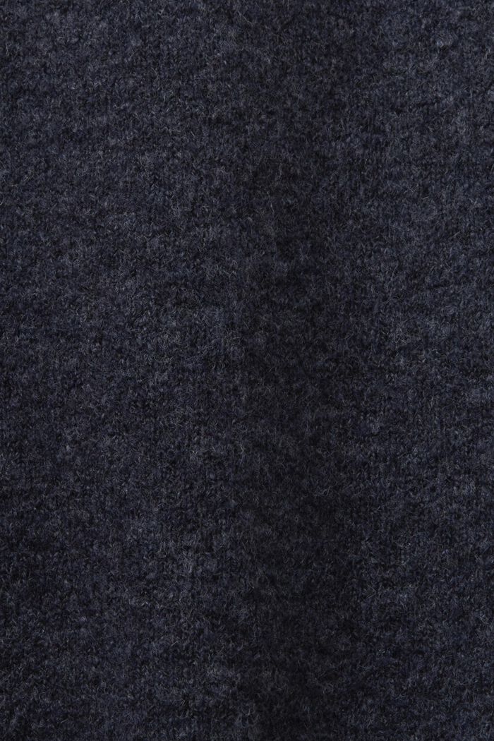 Pletená vesta ze směsi s vlnou, NAVY BLUE, detail image number 5