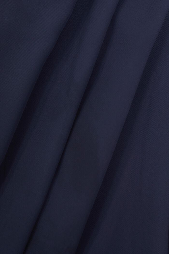 Šifonové maxi šaty se špičatým výstřihem, NAVY, detail image number 6