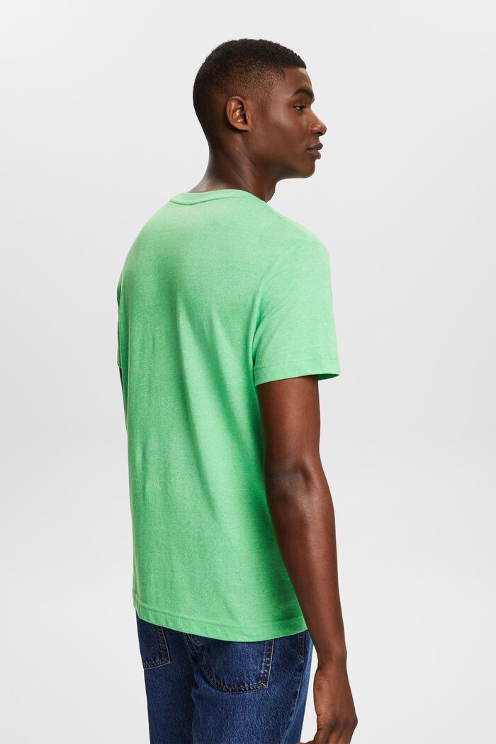 Melírované tričko, CITRUS GREEN, detail image number 2