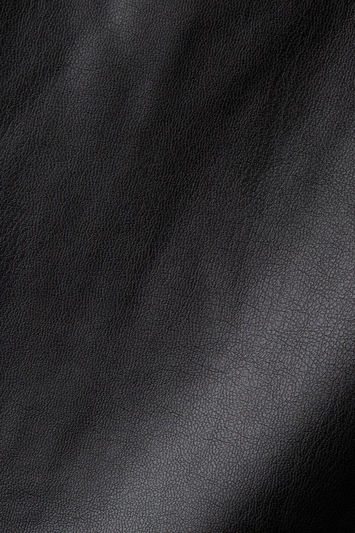 Kalhoty se vzhledem kůže, BLACK, detail image number 6