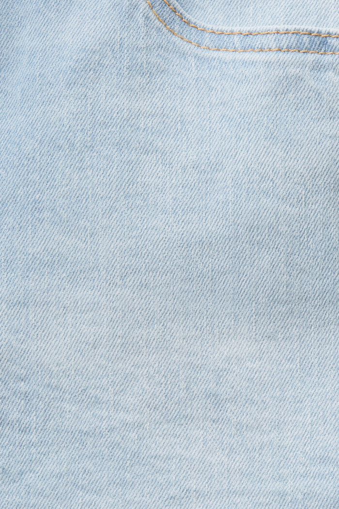 Úzké džínové šortky, BLUE BLEACHED, detail image number 6