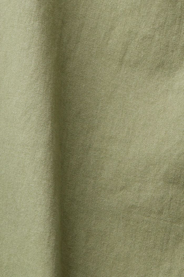 Chino kalhoty z bavlněného streče, LIGHT KHAKI, detail image number 6