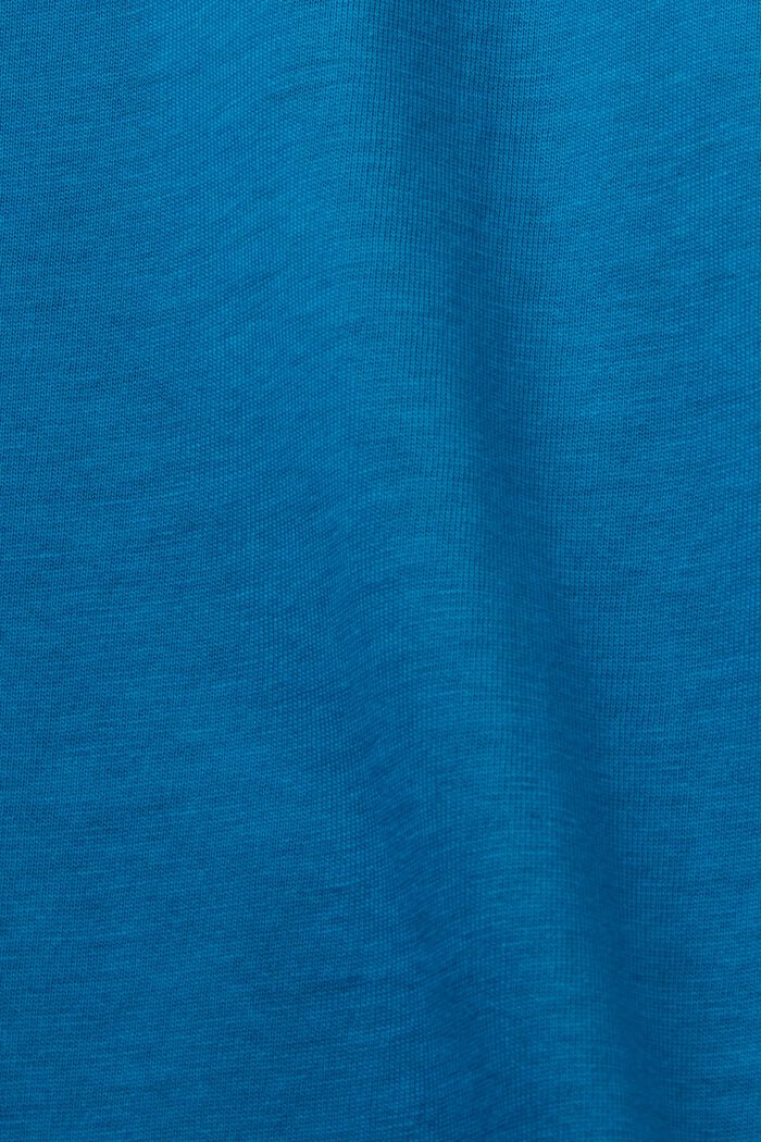 Zkrácený top, 100% bavlna, DARK TURQUOISE, detail image number 5