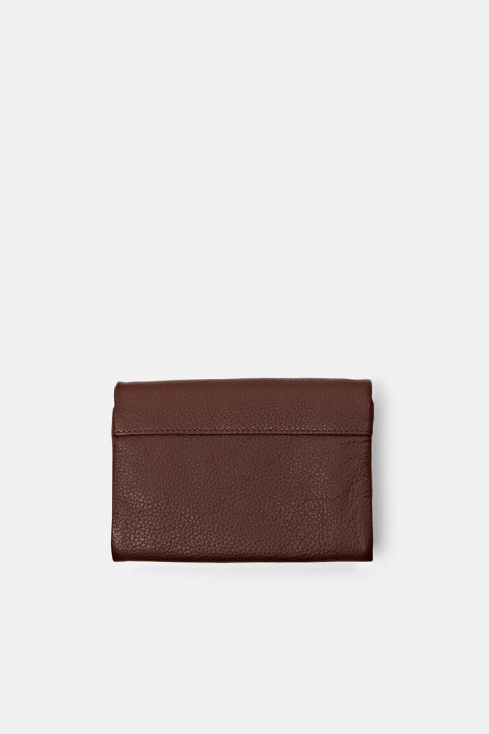 Skládací kožená peněženka, BROWN, detail image number 2