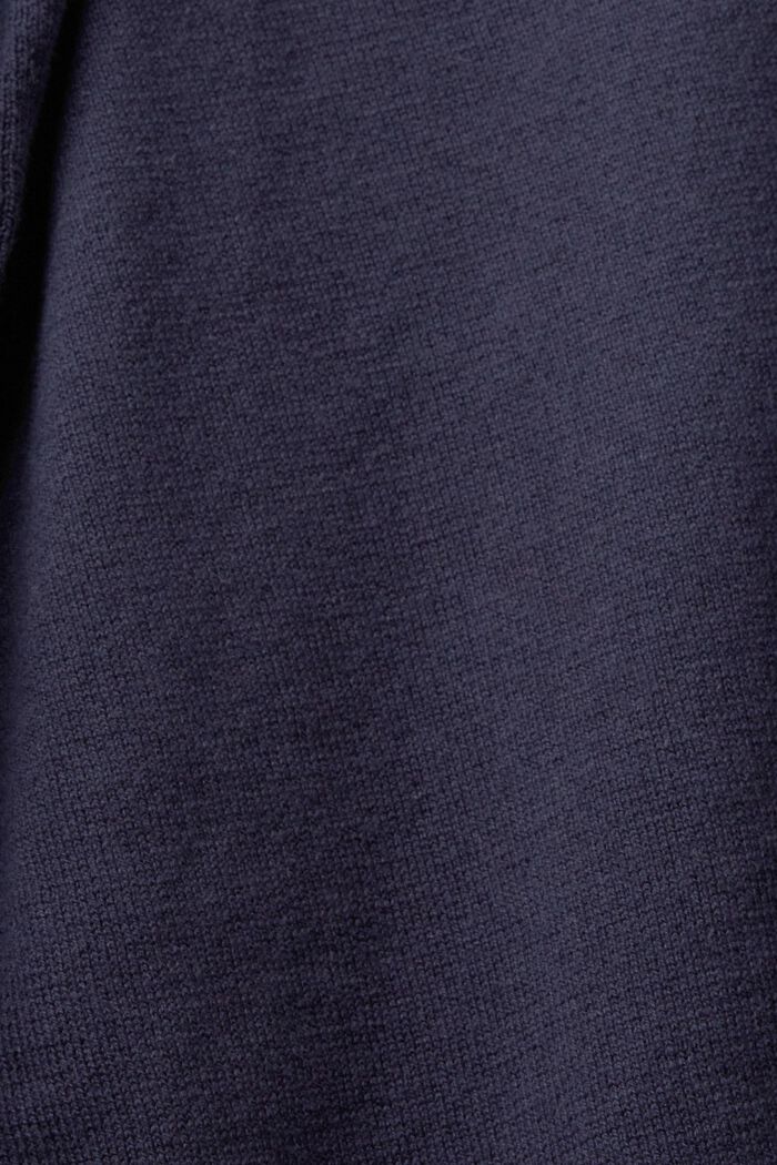 Pletený svetr se špičatým výstřihem, NAVY, detail image number 4