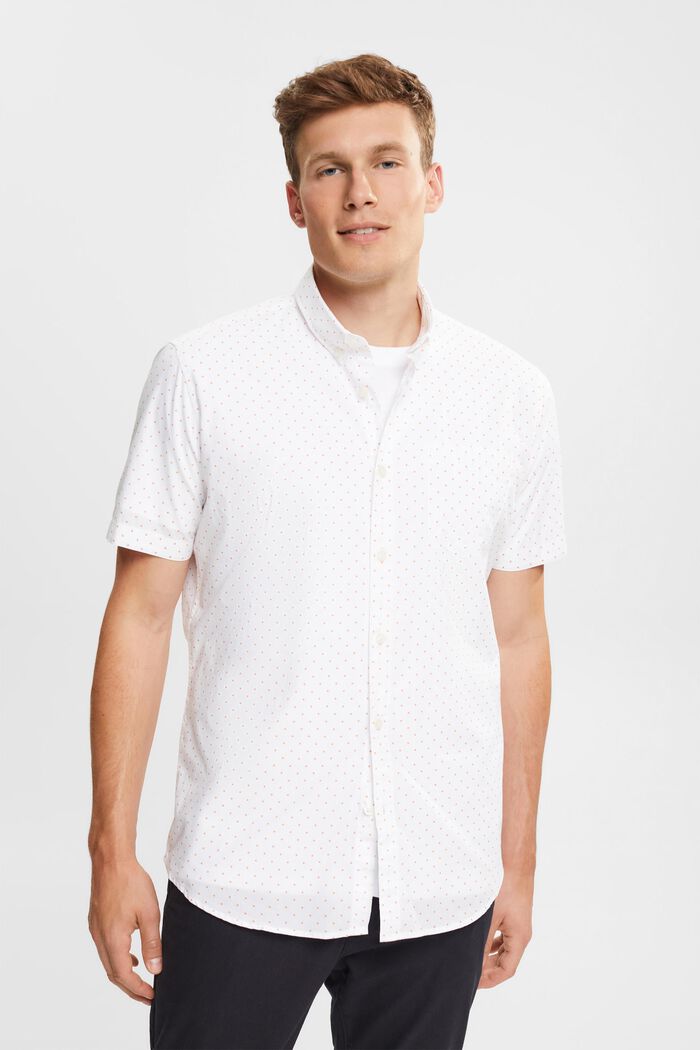 Košile s puntíkovaným vzorem, OFF WHITE, detail image number 1