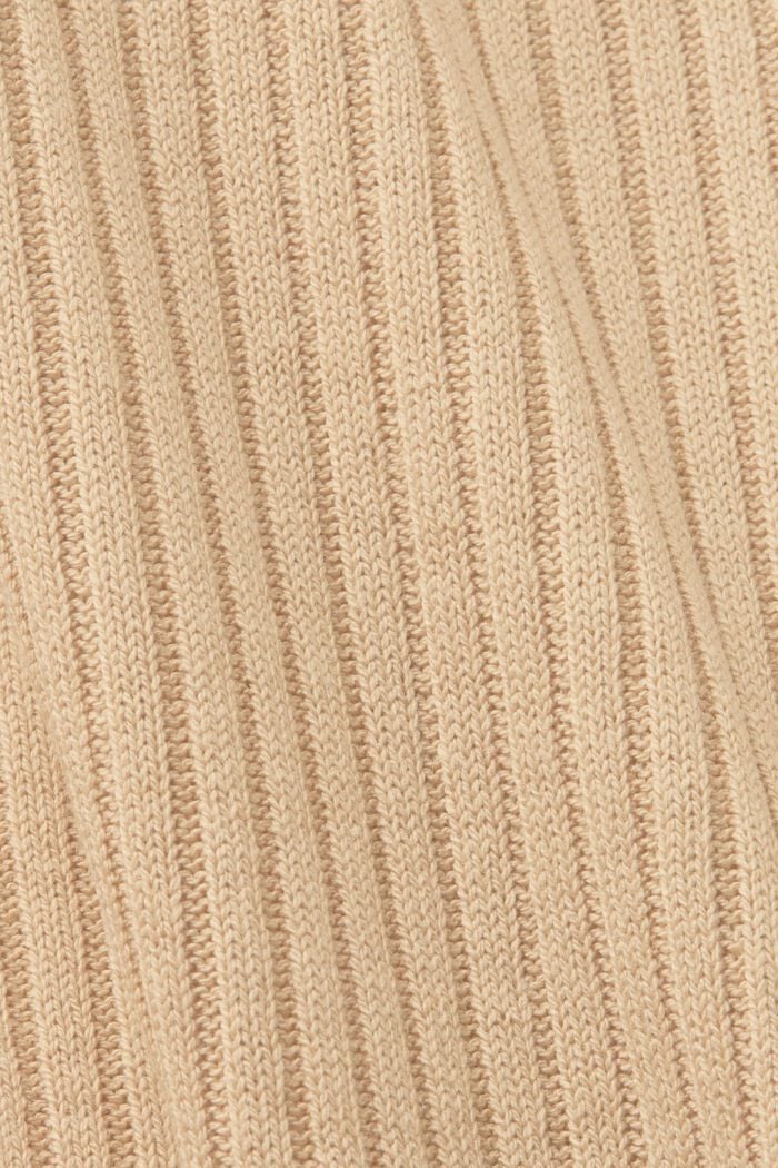 Tílko z žebrové pleteniny, SAND, detail image number 4