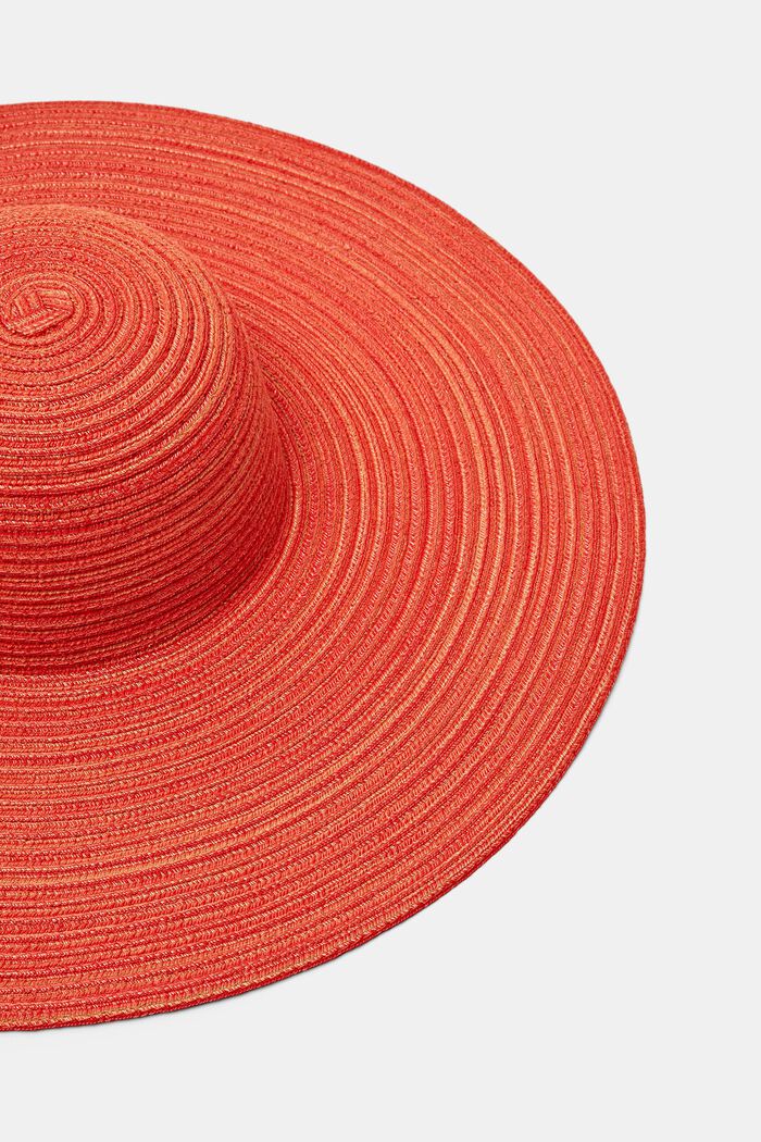 Melírovaný letní klobouk, ORANGE RED, detail image number 1