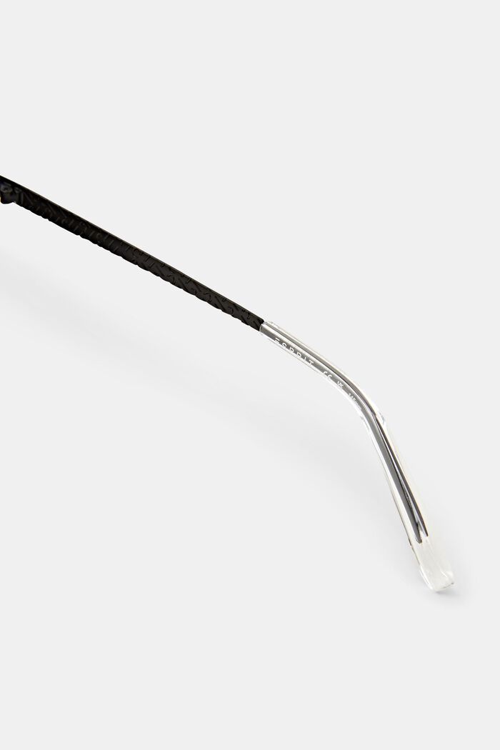 Tónované sluneční brýle s hranatou obrubou, GREY, detail image number 3