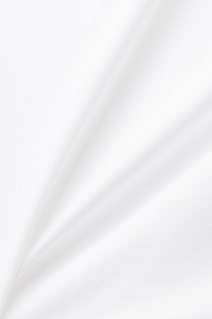 Zkrácená mikina s detailem uzlu, WHITE, detail image number 6
