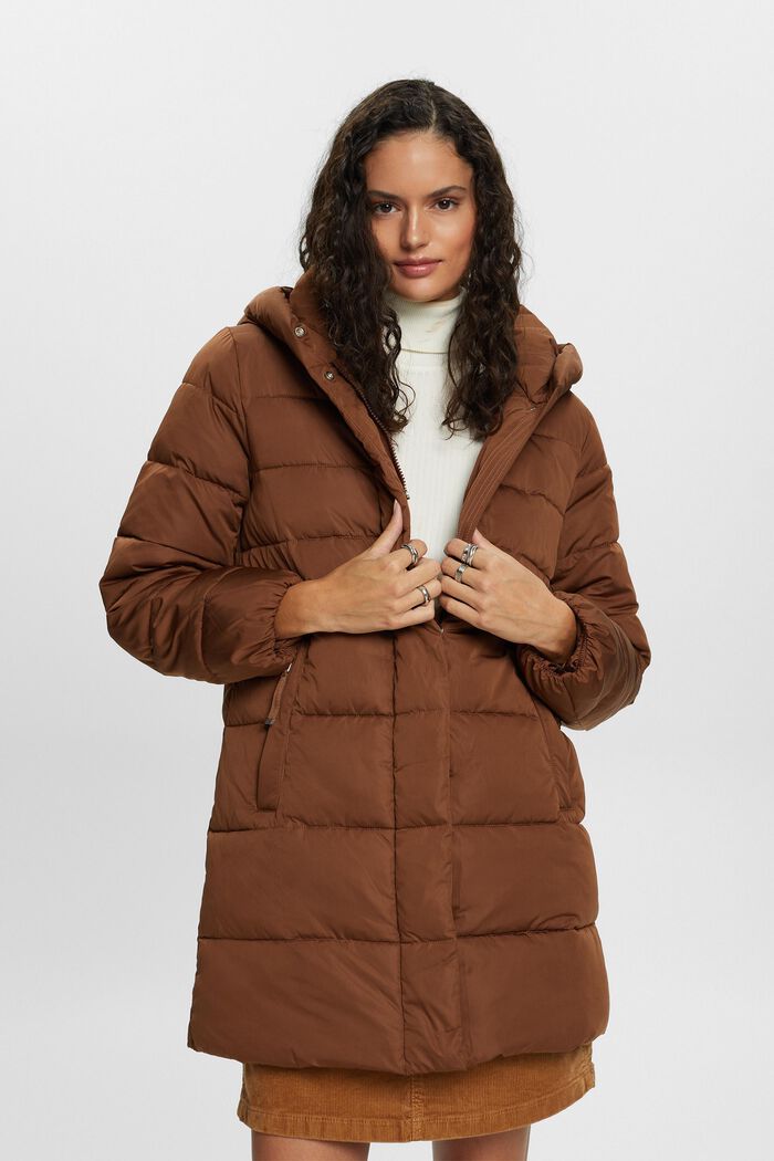 Péřový kabát s kapucí, TOFFEE, detail image number 0