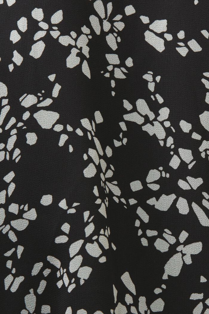 Šifonové šaty s potiskem, BLACK, detail image number 5
