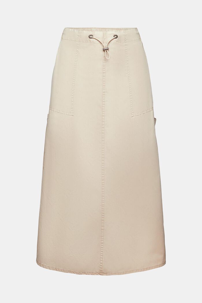Natahovací cargo sukně, 100% bavlna, SAND, detail image number 6