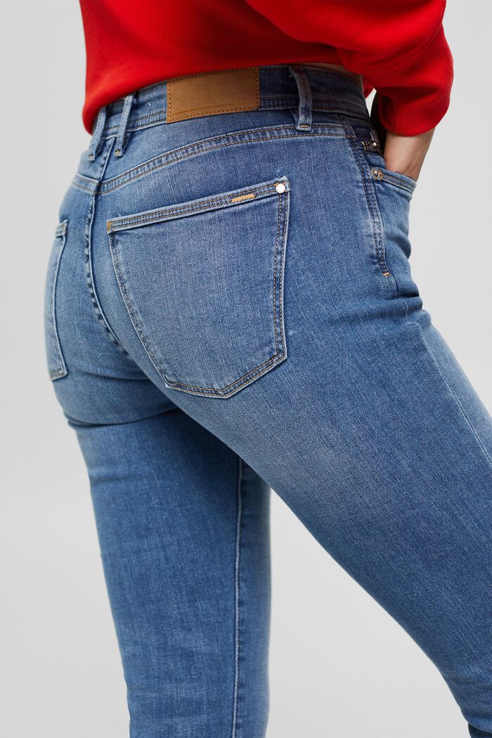 Strečové džíny s nízkým pasem, BLUE MEDIUM WASHED, detail image number 5