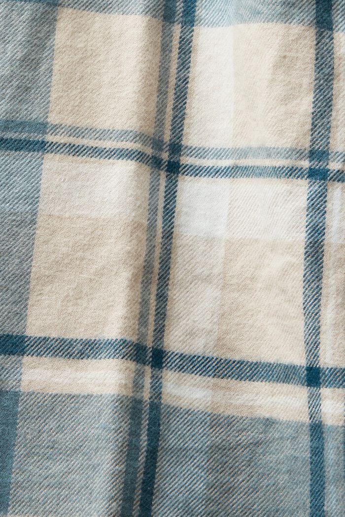 Pyžamová souprava z károvaného flanelu, NEW TEAL BLUE, detail image number 4