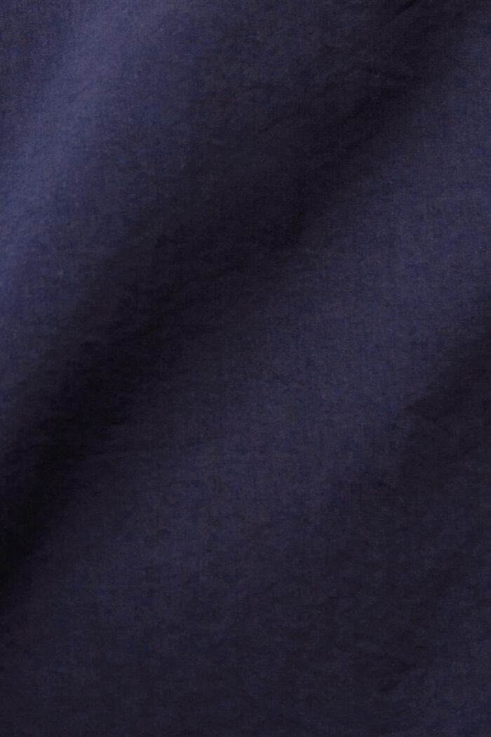 Košile s krátkým rukávem, směs s bavlnou, NAVY, detail image number 4