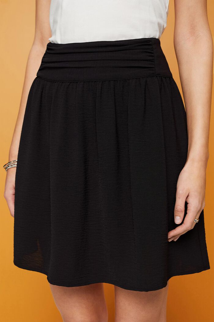 Krepová mini sukně, BLACK, detail image number 2