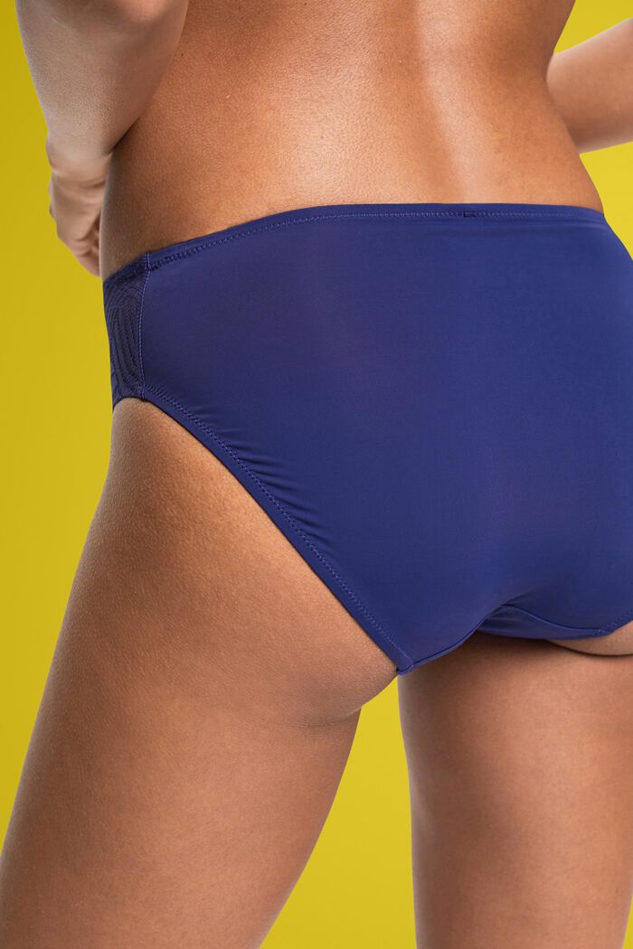 Mini kalhotky s detailem krajky, 2 ks v balení, DARK BLUE, detail image number 3