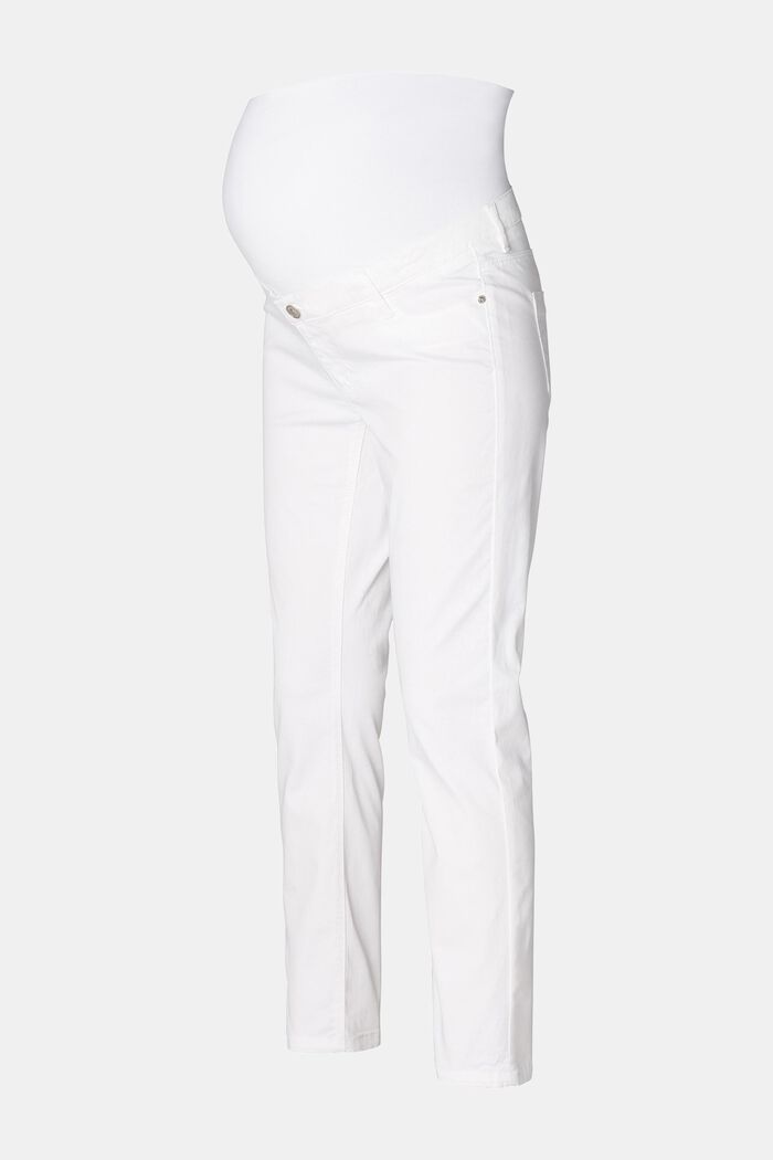 Kalhoty s pásem přes bříško, BRIGHT WHITE, detail image number 3