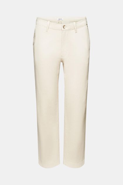 Bavlněné kalhoty chino s rovnými nohavicemi