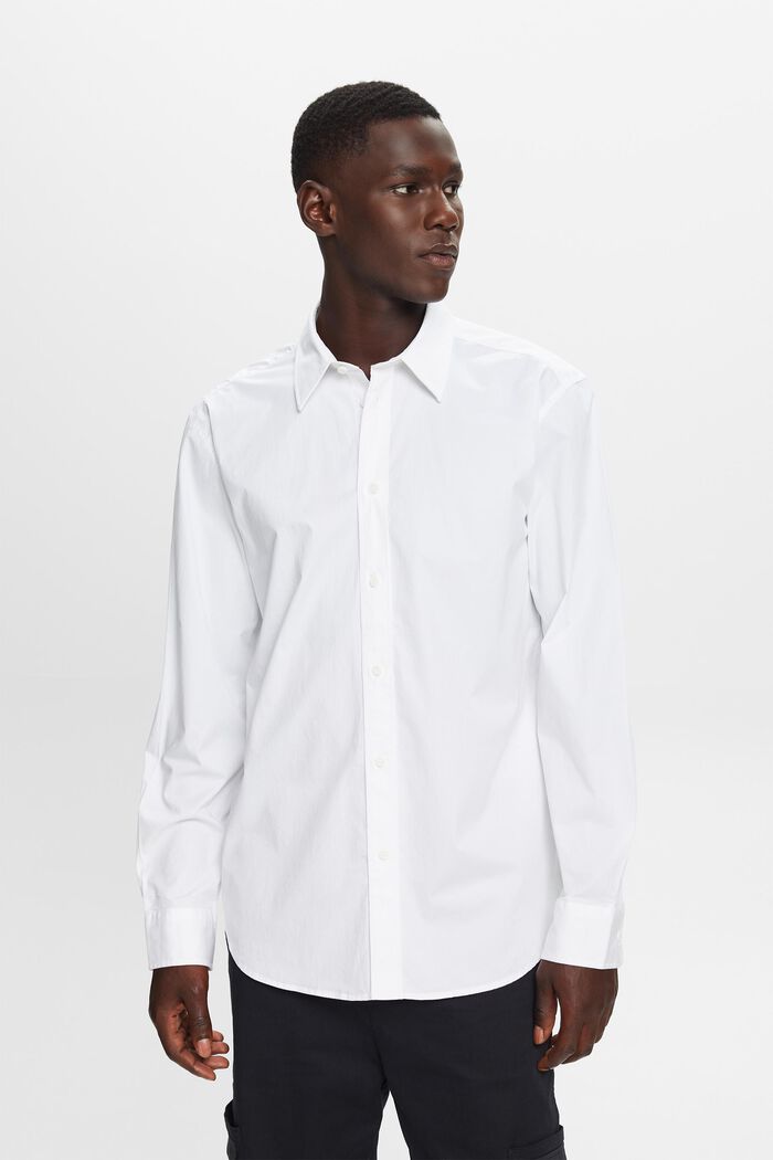 Košile s propínacím límcem, WHITE, detail image number 1