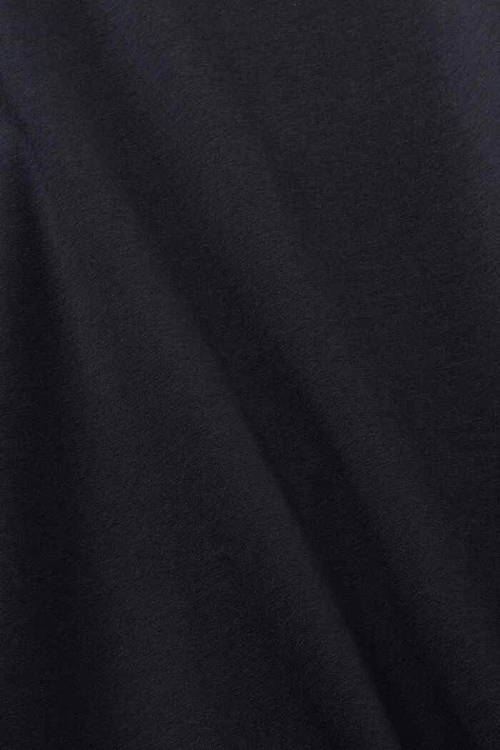 Noční košile s náprsní kapsou, BLACK, detail image number 4