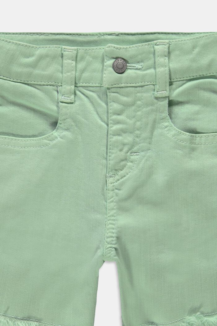 Z recyklovaného materiálu: šortky s nastavitelný pasem, PISTACCHIO GREEN, detail image number 2