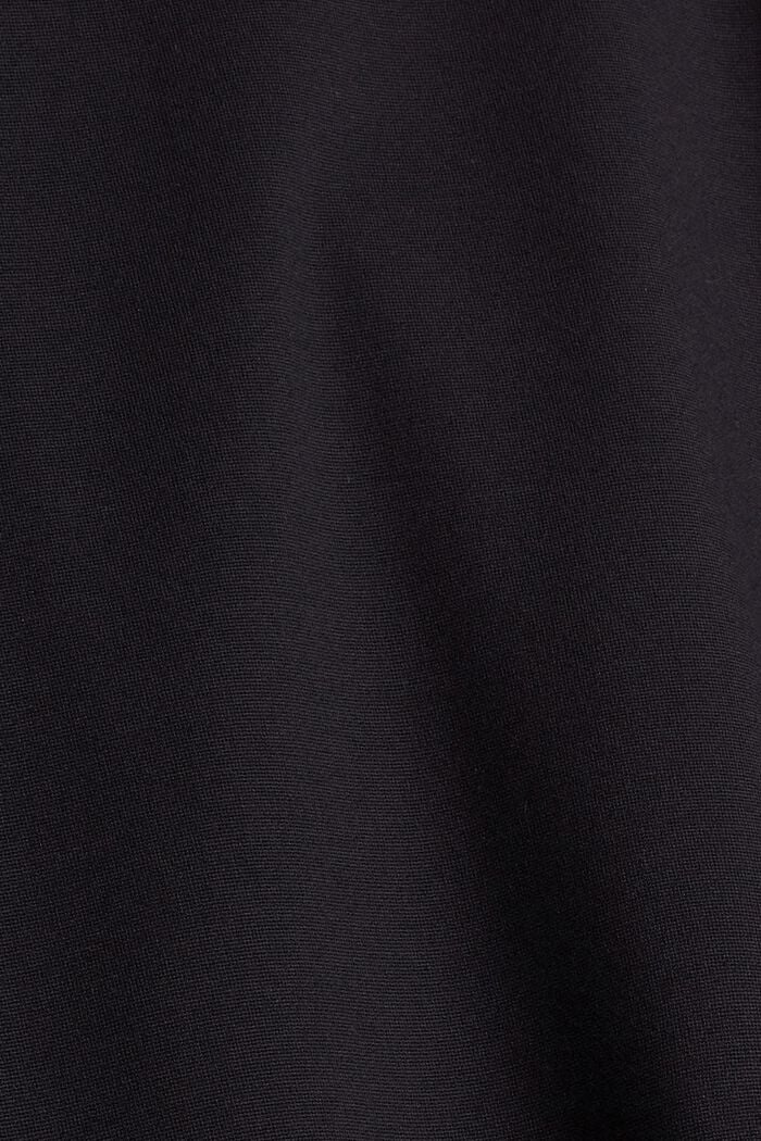 Mini šaty z žerzeje punto, LENZING™ ECOVERO™, BLACK, detail image number 4