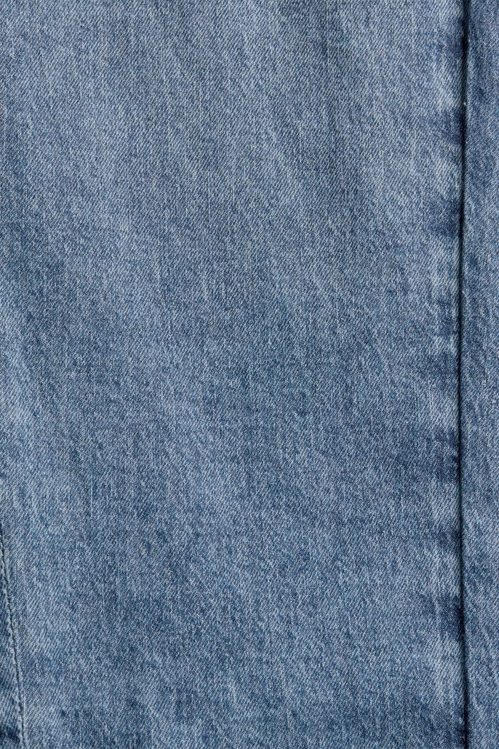 Džíny s pasem na gumu, ze směsi s bio bavlnou, BLUE MEDIUM WASHED, detail image number 4