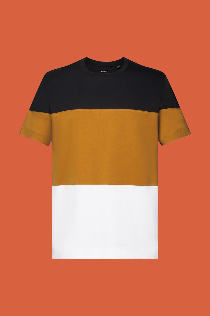 Tričko s bloky barev, 100% bavlna, BLACK, detail image number 6
