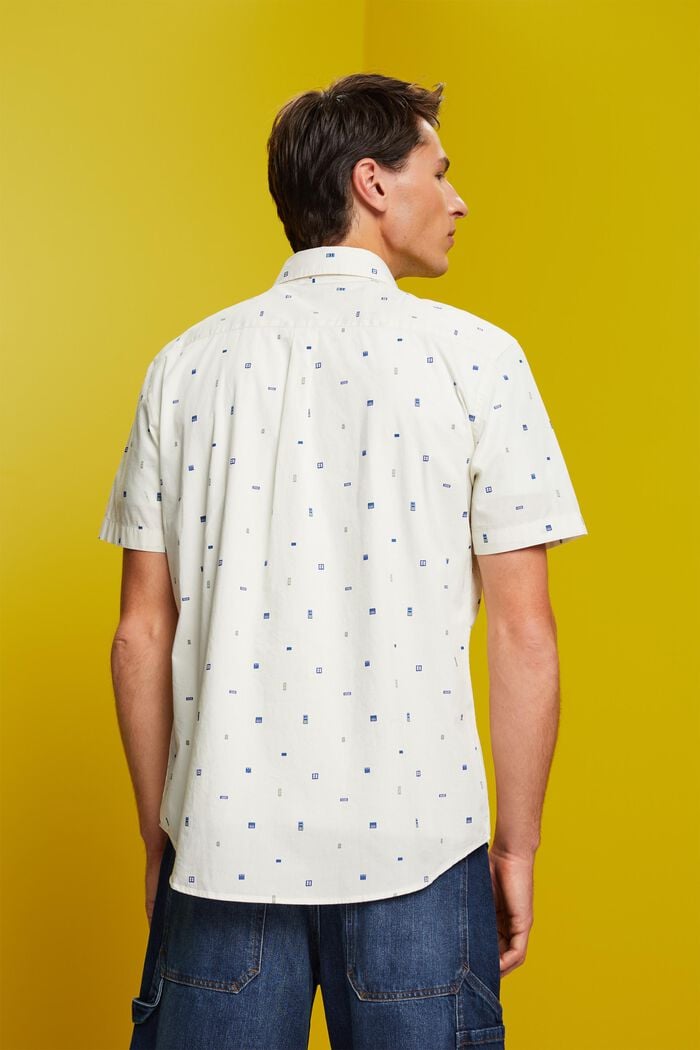 Vzorovaná košile s krátkým rukávem, 100% bavlna, ICE, detail image number 3