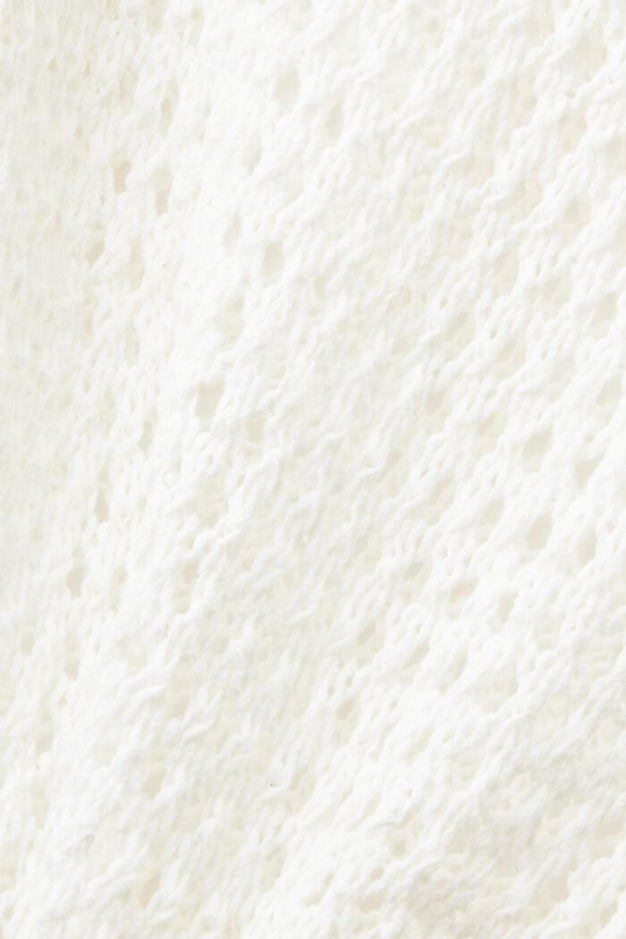 Pulovr ze síťované pleteniny, OFF WHITE, detail image number 5