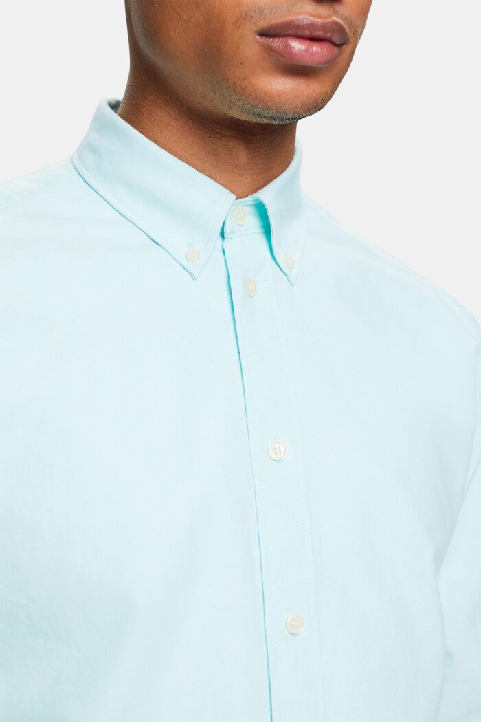 Košile z bavlněného materiálu Oxford, LIGHT AQUA GREEN, detail image number 3