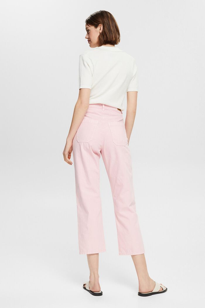 S konopím: kalhoty s rovnými nohavicemi, LIGHT PINK, detail image number 3
