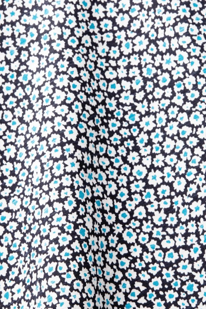 Tričko se srolovanými okraji a s potiskem, NAVY BLUE, detail image number 5
