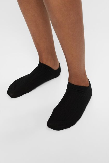 Žebrové kotníkové ponožky, 2 páry v balení