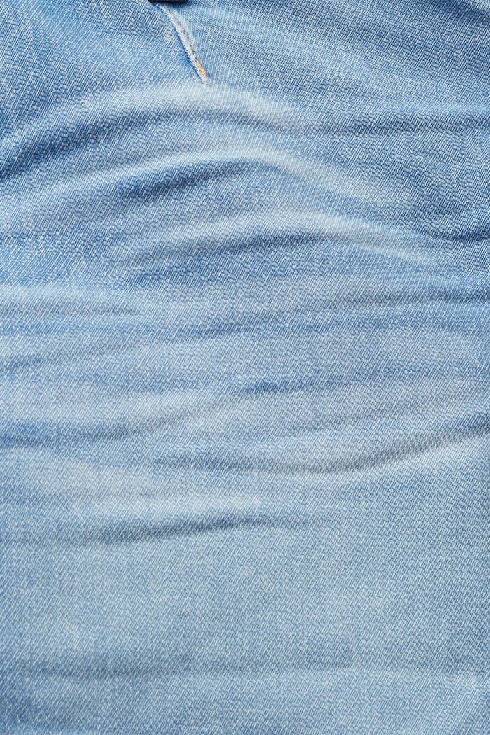 Krátké džínové šortky se stahovací šňůrkou, BLUE LIGHT WASHED, detail image number 4
