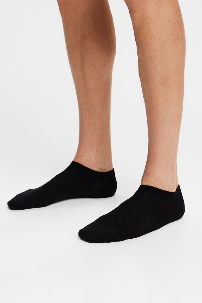 2 páry ponožek, bio bavlna, BLACK, detail image number 1